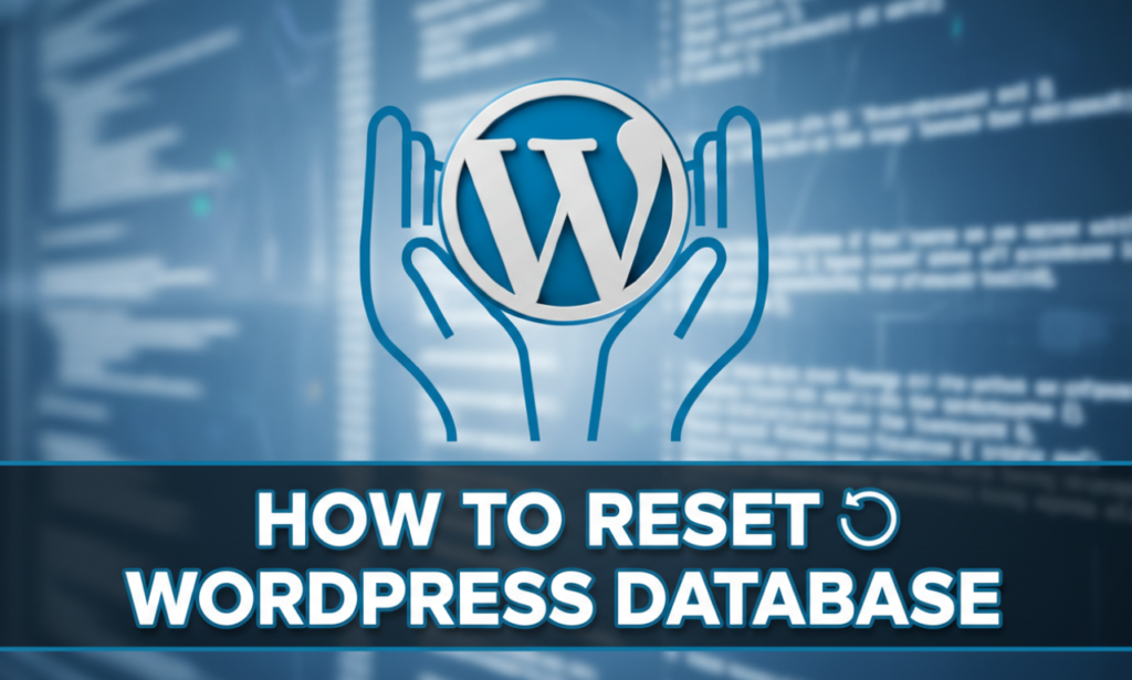 How to Reset WordPress Database
