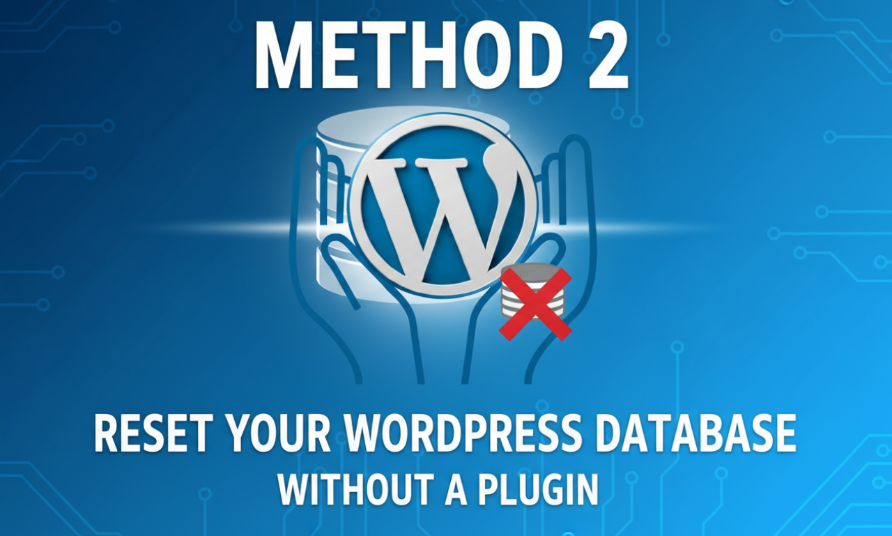 Resetting the WordPress database