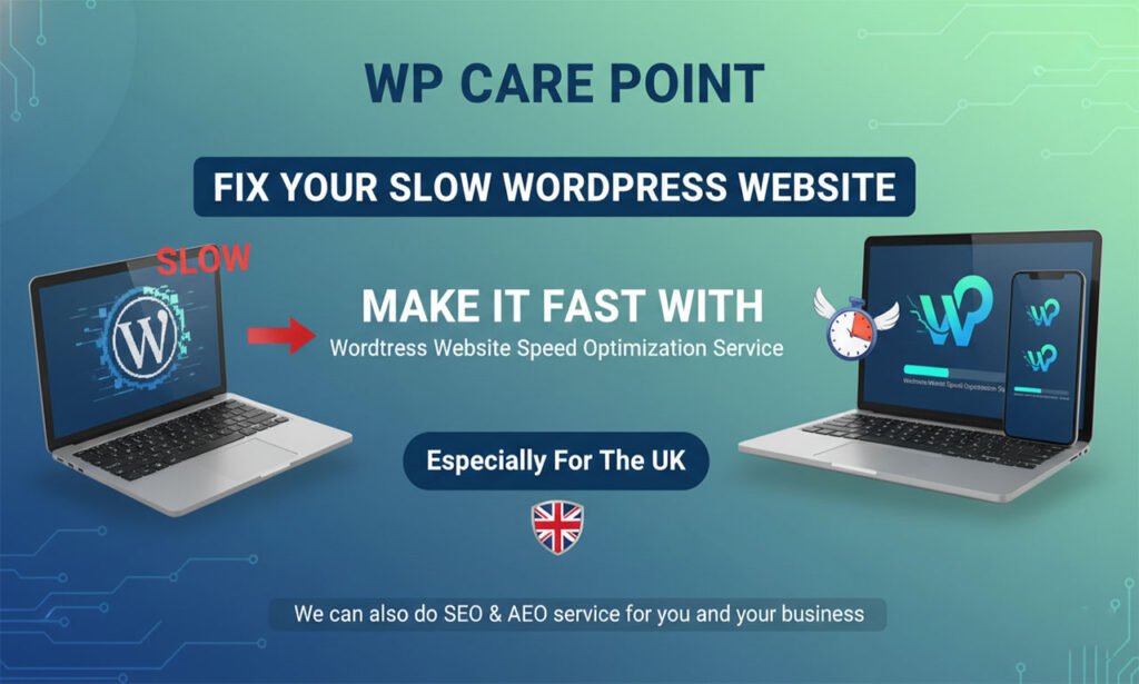 Fix Slow WordPress Website Speed Optimization Service UK